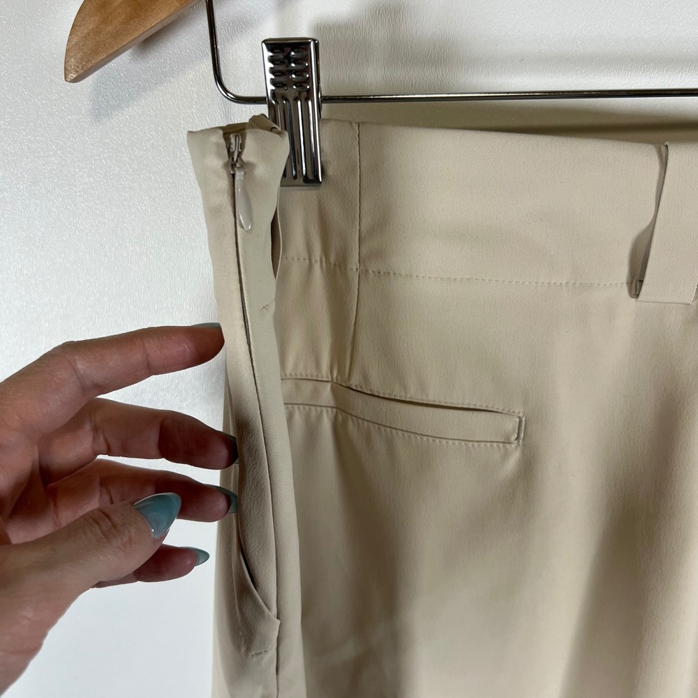 Nike Golf Fit Dry Tan Beige Skirt Womens Sz 12 Performance Athletic Skort Golf - Picture 10 of 13